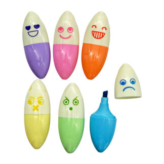 Текст-маркер міні набір RUI 6шт Смайли арт.3011 *24