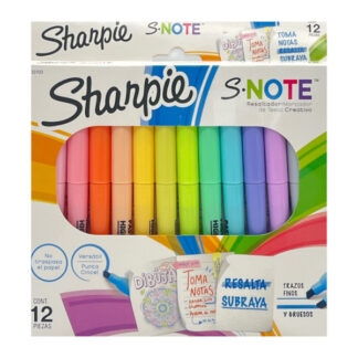 Маркер S Note Sharpie Набір 12 кольорів арт.1048-6
