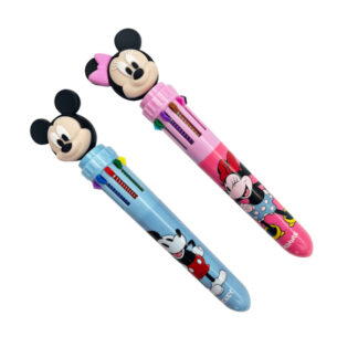 Ручка кулькова 10-ти колірна 1шт Disney Мікс арт.79156-M1 *36