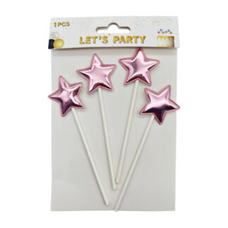 Топер д/торта Let's Party 4шт Фігурки арт.KT-22 *12