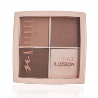 Контуринг+хайлайтер Neverti ILLUSION MIX NP208 №001 14гр