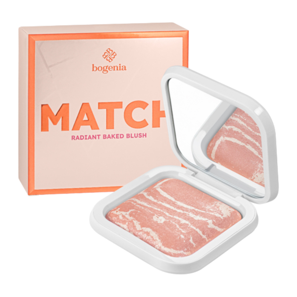 Рум'яна запечені Bogenia MATCH Radiant Baked Blush BG633 №002 10гр