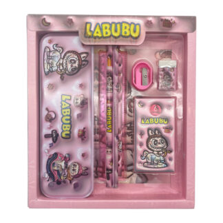 Канц. Набір Капібара/Лабубу Пенал металевий + 6 предметів арт.8015