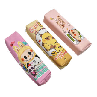 Пенал на 1 відділення Капібара/Лабубу/Стіч Мікс арт.Т-21/41/44/45 *12