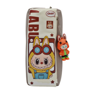 Пенал на 2 відділення Лабубу з брелком-фігуркою на блістері арт.5809