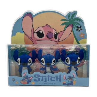 Гумка набір 3шт фігурка Стіч арт.8603 *16