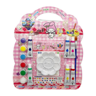 Набір д/малювання DIY Блокнот з палітрою/6+6 фарб/пензлик на блістері арт.709