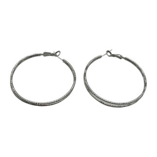 Сережка Fashion SilverS925 Срібляста Кільця 5см Мікс *12