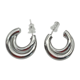 Сережка Fashion SilverS925 Срібляста пусети Об'ємна Мікс *12