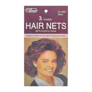 Сітка для зачісок чорна 3шт.