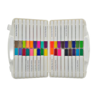 Маркери акрилові Binbao 36 кольорів пласт. футляр арт.5935-36