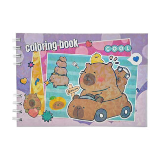 Розмальовка А5 Капібара на спіралі арт.XYH-901KP