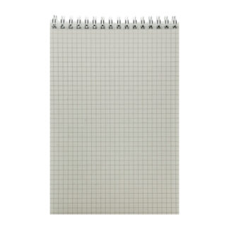 Блокнот А5 Прозорий горизонтальний в клітинку на спіралі арт.PP2570-002