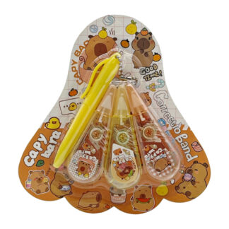 Коректор стрічковий Набір 3шт з ручкою на блістері арт.6798