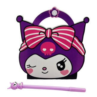 Блокнот Фігурний Куромі в лінію на спіралі з ручкою арт.1201-1