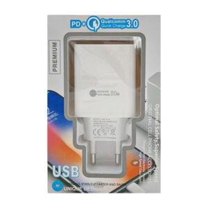 Зарядний блок PD+ Premium 20W USB+Type-C  KE-1арт.13-01