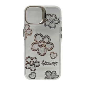 Чохол д/тел силікон iPhone 13 Прозорий Візерунок Мікс арт.229-A25 *10