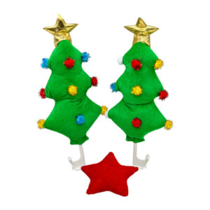 Новорічний декор д/авто Ялинки з зіркою арт.95-26