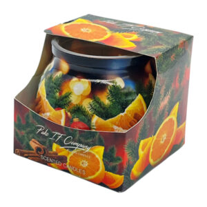 Свічка в склі Miral аром. Апельсин-Кориця арт. 5104