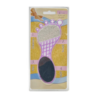 Пемза-щітка для педикюру 4в1 Фігурна на блістері арт.092