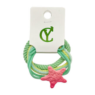 Резинка д/волосся CY 3шт Кольорова Зірка арт.67-F020 *20