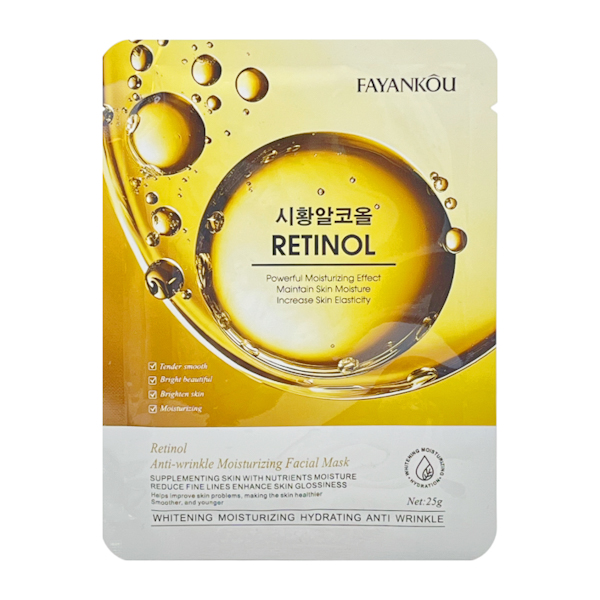 Маска д/обл тканинна FAYANKOU 25г Retinol арт.BQY92