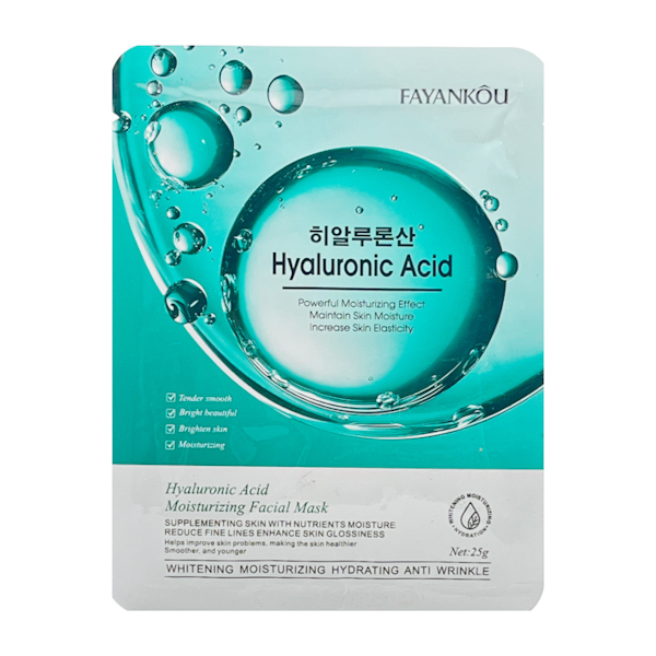 Маска д/обл тканинна FAYANKOU 25г Hyaluronic Acid арт.BQY93