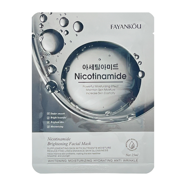 Маска д/обл тканинна FAYANKOU 25г Nicotinamide арт.BQY94