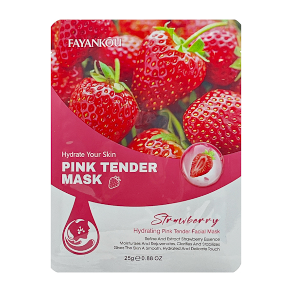 Маска д/обл тканинна FAYANKOU 25г Strawberry арт.BQY100