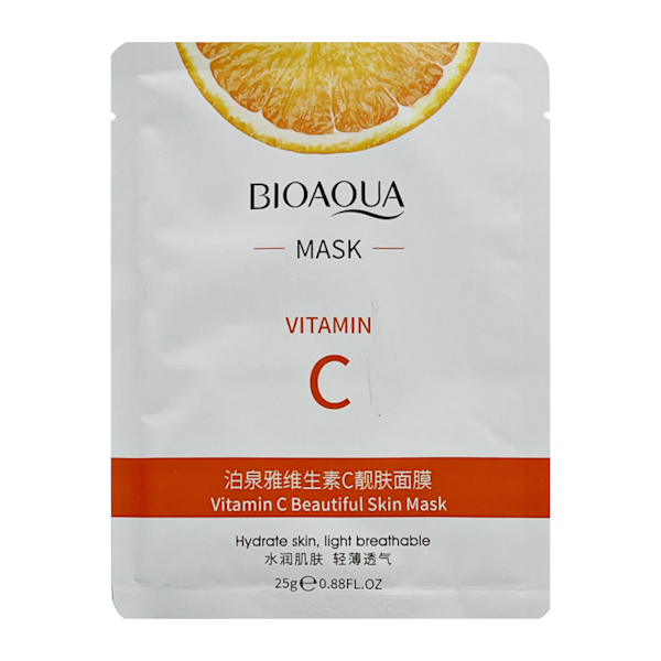 Маска д/обл тканинна BIOAQUA 25г Vitamin C арт.BQY30