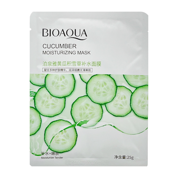 Маска д/обл тканинна BIOAQUA 25г Cucumber арт.BQY46