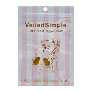 Накладки д/грудей силіконові 2шт Veiled Simple арт.A-3000 *15