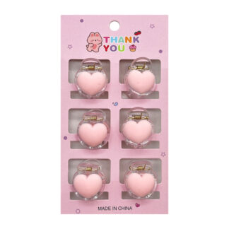 Краб д/вол пластик Thank You Набір 6шт 2,5см Декор мікс арт.67-F014 *24