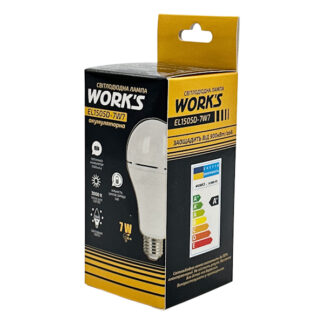 Лампа LED аварійна L1505D-7W7 (A60.3.7V1200MAH)