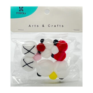 Набір д/творчості FOSKOLD Помпони Очі/ніс арт.1178-03 *12