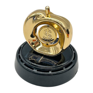 Освіжувач д/авто Яблуко з монетою 1шт сонячна батарея арт.1036-24