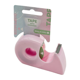 Диспенсер для скотча 1шт пластик з скотчем арт.57-06