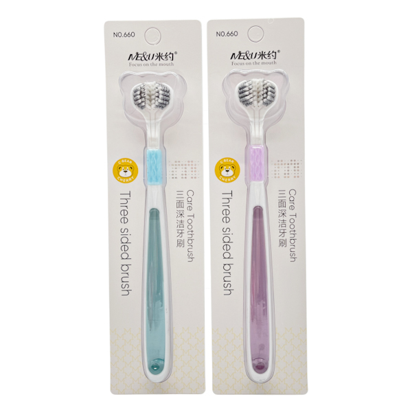Зубна щітка ME&U 1шт тристороння №660 *24