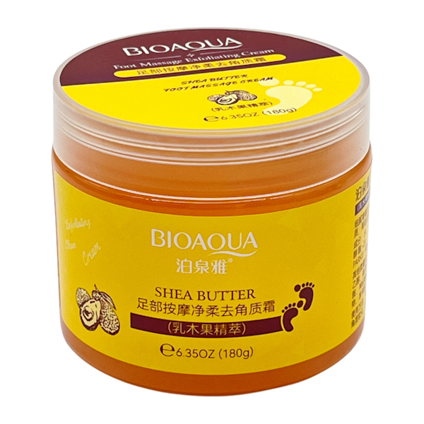 Крем д/ніг BIOAQUA 180г відлущувальний Масло Ши арт.BQY22 *12