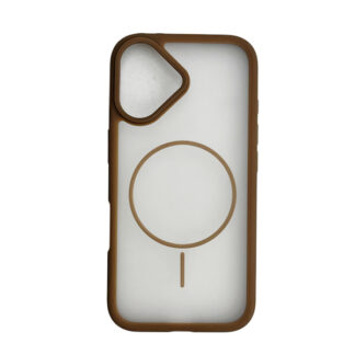 Чохол д/тел силікон iPhone 16 Прозорий Кольорова рамка арт.229-20 *5