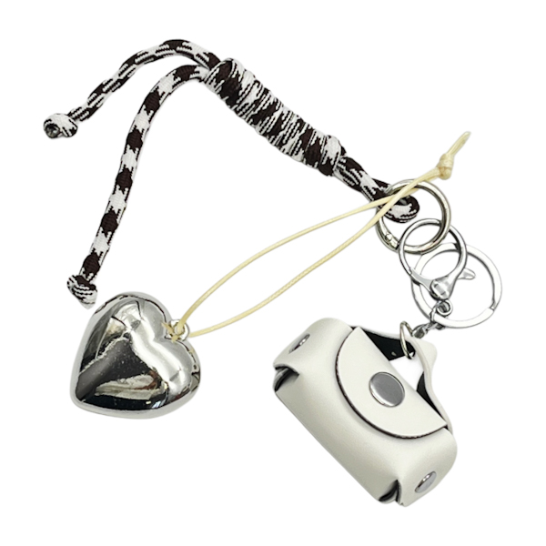 Брелок д/сумки Сумка з сердечком Мікс арт.229-14 *5