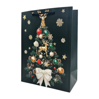 Пакет под. Новорічний 18*24*8,5см (4171-1S)