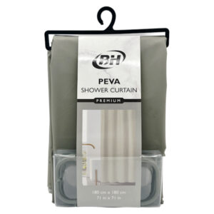 Шторка в ванну BH 180*180 1шт Кольорова матова +12гачків Мікс арт.А-19