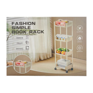 Стелаж пласт розкладний FashionSimple 29,5*22*93,5см 4-х рівневий арт.JCSL-056 (171-3)