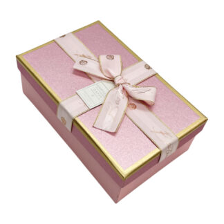 Коробка подар. 3шт Бант Рожева золота рамка арт.B2-2092
