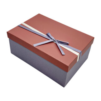 Коробка подар. 3шт Бант Фіолетова арт.B2316-78