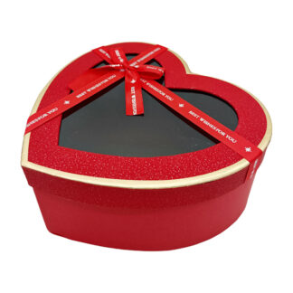 Коробка подар.Екран Серце Бант 