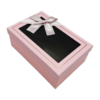 Коробка подар. Екран Бант Рожева арт.B2-2151 Мала 1шт