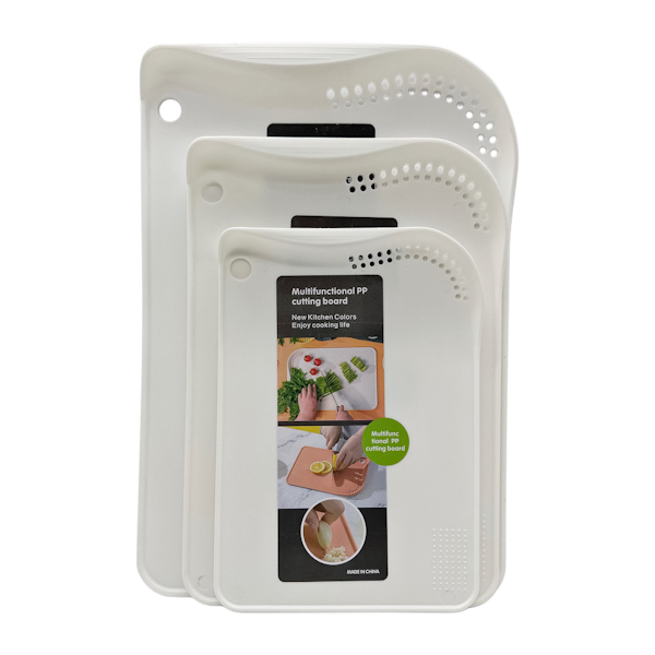 Дошка кухона пластикова 25*17/29*30/34*25см набір 3шт арт.34891-9