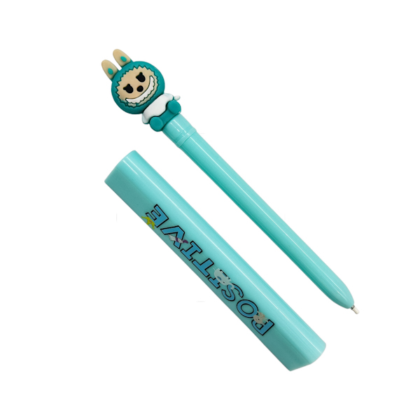 Ручка кулькова Ruler Pen 1шт синя з ковпачком-лінійкою 2в1 Арт.1355/1324 *48